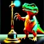 Placeholder: A dinosaur wins a Tony Award