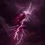 Placeholder: burgundy lightning