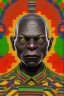 Placeholder: smeagol in Kente cloth, cinematic, zulu, ghana colours, african pattern, 8k quality