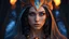 Placeholder: 18 year old female sorcerer. beautiful eyes. black smoke. blue and orange fire. end of the world. amagedon. ragnarok. exquisite realism, a masterpiece, fantasy concept art, dynamic lighting, hyperdetailed, intricately detailed, deep color, Unreal Engine, volumetric lighting , Epic cinematic brilliant stunning intricate meticulously detailed dramatic atmospheric maximal,