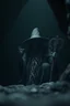 Placeholder: dead wizard in dark cave ,bokeh like f/0.8, tilt-shift lens 8k, high detail, smooth render, down-light, unreal engine