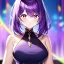 Placeholder: Clear focus, 8k, girl, high quality, detailed, purple hair, beautiful lighting, vibrant colors,