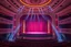 Placeholder: luxury large opera stage with flash animation light and lcd big screen in baground