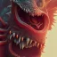 Placeholder: Monster, tentacles, red, huge, horror, teeth, eyes, masterpiece, expert, 8K, hyperrealism, sharp focus, cinematic lighting