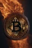 Placeholder: A Bitcoin logo is burned into the skin of a man by a branding iron. It's dramatic and happended in the moment, close view. The mark is on the mans inner forearm and It is still hot and steam can be seen from the burn mark. Super realistic, dramatic, 8k