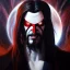 Placeholder: Ultra detailed fullbody Portrait in oil on canvas of Morbius Villain ,extremely detailed digital painting, extremely detailed face,crystal clear Big Glowing red eyes, mystical colors ,perfectly centered image, perfect composition, rim light, beautiful lighting, 8k, stunning scene, raytracing, anatomically correct, in the style of robert e howard and Ken Kelley and Ohrai Noriyoshi and Simon Bisley and tomzj1