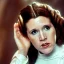 Placeholder: Hyperrealistic, 8k centered photographic portrait of [[Carrie Fisher as Princess Leia in Star Wars]], leica, 35 mm, technicolor, natural colors, telephoto, 24 mm, portrait photo by Annie Leibovitz, film, studio lighting, detailed skin, ultra realistic, bokeh, sharp features