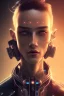 Placeholder: cyberpunk, head, men, portrai