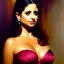 Placeholder: portrait of beautiful busty young Sarah Michelle Gellar painting by azpiri,Brom, oil on canvas, cinematic composition, extreme detail,fit full head inside picture