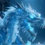 Placeholder: Giant horrific zombie dragon made of bones and ice, covered with glowing blue slime, photorealistic, unreal engine 5, masterpiece, trending on artstation