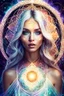 Placeholder: create an ethereal, otherworldly woman utilizing sacred geometry