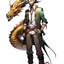 Placeholder: Full body Dragon man with dragon mask over his eyes and forehead, anime art, 12k, full head, full body