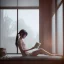 Placeholder: Study girl read a book in by the window, movie, real photo realistic, unreal engine, cinematic lighting --ar 1:1 creative