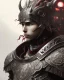 Placeholder: Detailed anime boy, dark brown hair, black and red dragon scale armour, intricate details, full body portrait, keep head in frame, slight smile, black Japanese motif, concept art, highly detailed, digital painting, concept art, sharp focus, illustration, art by Yoji Shinkawa, WLOP and greg rutkowski and alphonse mucha and artgerm and yanjun Chen and Junji ito and Makoto Shinkai, HDR, octane render