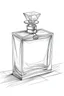 Placeholder: perfume with reinforced concrete on a white background drawing
