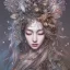 Placeholder: Insanely detailed photograph of an “portrait of gorgeous winter goddess ” with intricate hair, intricate embroidered dress, beautiful clear face and hyperdetailed painting by Ismail Inceoglu Huang Guangjian and Dan Witz CGSociety ZBrush Central fantasy art album cover art,8K, hdr, romantic, mysterious, ominous, flowers, jewelry, comfort, natural eyes, "arms open for embrace"