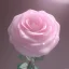 Placeholder: Pink transparent Crystal Rose Bouquet Flower