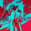 Placeholder: (psychedelic 3D anaglyph red-cyan glasses required) high res photo of the movie low back view by Russ Meyer