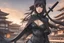 Placeholder: ronin Girl in 8k Afukuro anime artstyle , symbiote them, ronin costum, close picture, highly detailed, high details, detailed portrait, masterpiece,ultra detailed, ultra quality