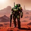 Placeholder: Doom Slayer on Mars