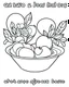 Placeholder: outline art for bold and easy coloring pages with A very simple and super minimal design featuring a bowl of fruit on a table., white background, sketch style, fully body, only use outline, cartoon style, clean line art, white background, no shadows and clear and well outlined