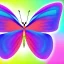 Placeholder: rainbow cartoon butterfly