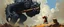 Placeholder: catapult on a stick, oil and airbrush, epic fantasy illustration, black giant