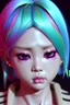 Placeholder: asian cool stylish, little kim lookalike, with piercings,rainbow hair, androgynous look, epic colour treatment, cinematic colour treatment, meticulously intricate perfectly symmetrical extremely detailed, pixiv daily ranking, pixiv, extreme depth of field, artstation, spectacular details, volumetric lighting, masterpiece, cinematic, Hollywood production, 8k resolution, high definition, max octane render, vivid colors, max resolution, max perfectionism, realistic composition, professional photo