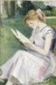 Placeholder: Berthe Morisot, Reading, 1873, Cleveland Museum of Art