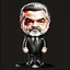 Placeholder: Retrato chibi full body de Luis Ignacio Lula da Silva presidente de Brasil, serio, calidad ultra, hiperdetallado, color blanco, y negro, full body