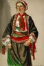 Placeholder: Welsh traditional costume by Augustus John