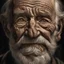 Placeholder: Highly detailed portrait of old man