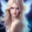 Placeholder: magnifique belle sexy fairy souriante avec de magnifiques ailes et des cheveux longs blonds,yeux bleus