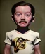 Placeholder: Salvador Dali toddler, full body, dramatic lighting, hyper realistic