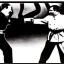 Placeholder: stalin fighting hitler using ultimate ninja techniques and hitler fighting back using karate and modern panzerkampfwagen