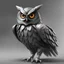 Placeholder: Illustrative sketch of a Pixar 3D image of an angry humanoid owl, ultra quality, 8k