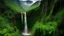 Placeholder: The image showcases a mesmerizing view of a massive waterfall cascading from the top of a mountain hill, with the waterfall soaring to a great height and flowing forcefully into the valley amid lush green trees and vegetation. The image reflects the beauty and power of nature and its enchanting impact on the surrounding environment, inviting viewers to explore these magnificent natural landmarks around the world.