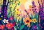 Placeholder: pop art pixels 1000 images english plants in spring abstract tracy emiin