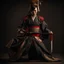 Placeholder: Behold the powerful alluring and pretty Japanese samurai woman, her body adorned with the traditional samurai costume, HDR, beautifully shot, hyperrealistic, sharp focus, 64 megapixels, perfect composition, high contrast, cinematic, atmospheric, moody