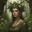 Placeholder: Pagan town, viking art, highly detailed with lush forests, green leafs, flowers, pagan temple with runes, high resolution, 24k, ornate, intricate, complex, digital painting, smooth, art by royo and tom bagshaw