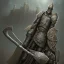 Placeholder: a Midieval knight in metallic gold and grey battle armor, holding a hockey stick, a highly detailed illustration, background of Celtic castle, realistic render, 8 k, micro detail, intricate, elegant, centered, digital painting, Artstation, smooth, sharp focus, illustration, artgerm, tomasz alen kopera, peter mohrbacher, donato giancola, joseph christian leyendecker, wlop, boris vallejo