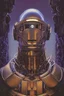 Placeholder: cinematic bust portrait of psychedelic robot from left, head and chest only, exotic alien features, robotic enhancements, desaturated, Tim Hildebrandt, Wayne Barlowe, Bruce Pennington, donato giancola, larry elmore, oil on canvas, masterpiece, trending on artstation, featured on pixiv, fit in frame, cinematic composition, dramatic pose, beautiful lighting, sharp, details, hyper-detailed, HD, HDR, 4K, 8K