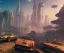 Placeholder: cyberpunk,landscape ,cars , cinamatic, highly detailed, close up, 4k , deep colours, gold , fire , red, purple,dark ,etheral , utopia , apocalypse,