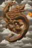 Placeholder: Bitcoin cryptocurrency are flying in the dragon year