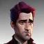 Placeholder: Portrait of a 30 year old warlock like Colin Farrell, Sherlock Holmes and Mary Poppins