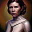 Placeholder: carrie fisher in the arms of harrison ford, waist up portrait, intricate, oil on canvas, masterpiece, expert, insanely detailed, 4k resolution, retroanime style, circular reflective eyes, cinematic smooth, intricate detail , soft smooth lighting, soft pastel colors, painted Renaissance style