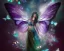 Placeholder: Beautiful mystical butterfly portrait, dark fantasy, romanticism, acrylic paint, chinese painting, magazine, highly detailed, ethereal, otherworldly, backlighting, rays of shimmering light, persian empire, artstation, silver, purple, black, teal, aqua, yellow, olive, vibrant, intricate,