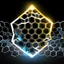 Placeholder: the structure of the neurocube is drawn in the form of honeycombs, a model of polygons