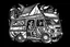 Placeholder: camper van life style of picasso black and white abstract shapes