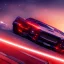 Placeholder: cyberpunk,landscape ,cars , GUITARS, cinamatic, highly detailed, close up, 4k , deep colours, gold , fire , red, purple,dark ,etheral , utopia , apocalypse, flying Cadillac, from outer space